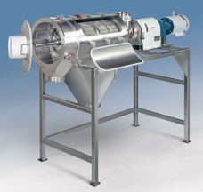 Sanitary Centrifugal Sifter Disassembles Rapidly With No Tools